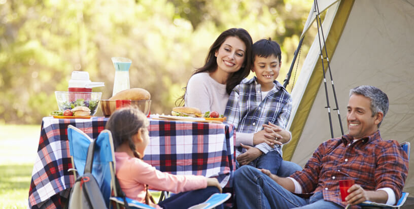 Family camping