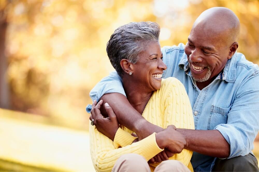 Smiling couple