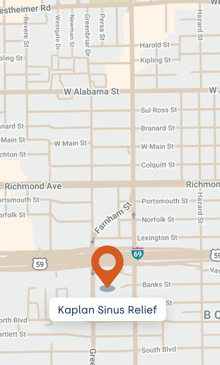 Kaplan Sinus Relief office location